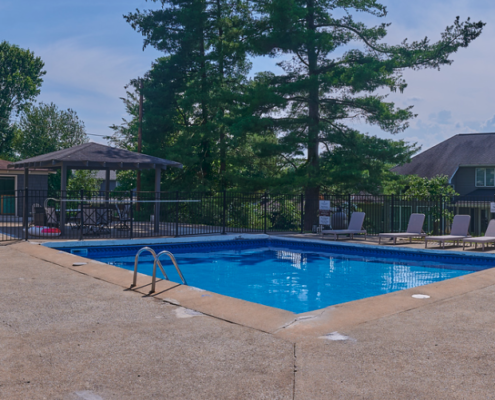 Seven Oaks Apartments Exterior Pool Detail