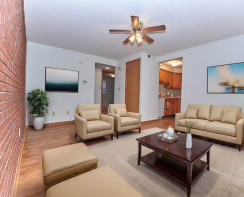 Pineview Apartments Living Room Detail