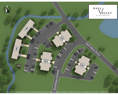 Hall Valley Apartments Map Hall Valley Apartments Map