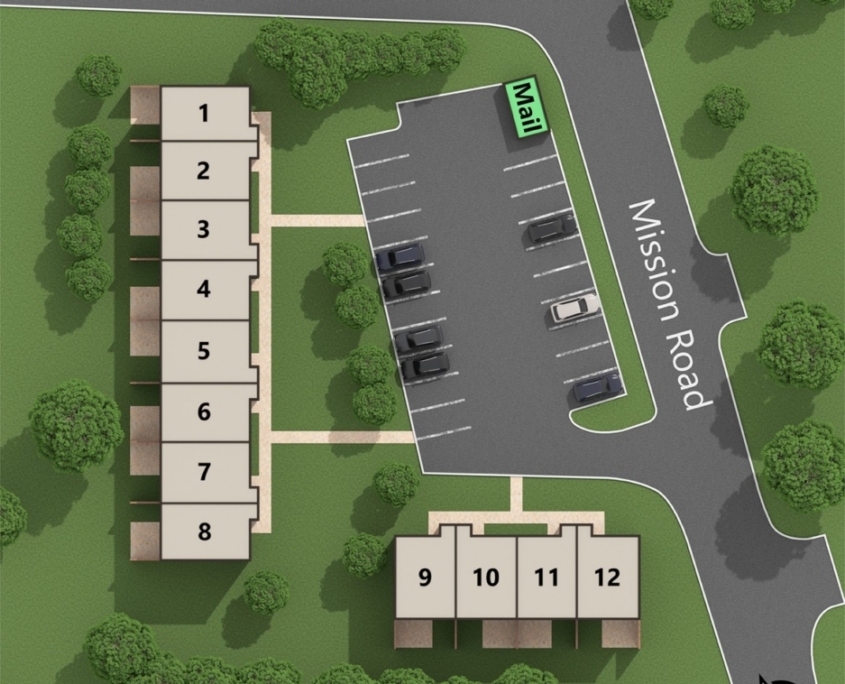 Briarwood Manor Aerial Layout
