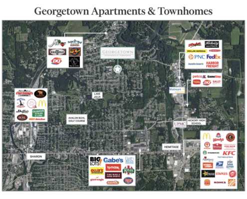Georgetown Apartments and Townhomes Neighborhood Detail
