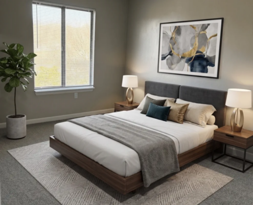 The-Oaks-Apartments Bedroom Detail