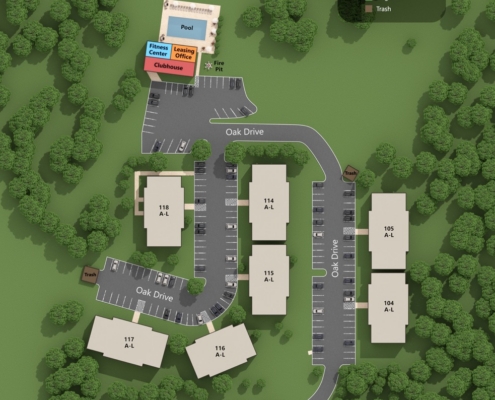 The Oaks Site Map The Oaks Site Map